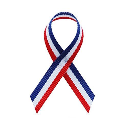 Red/White/Blue Awareness Ribbons