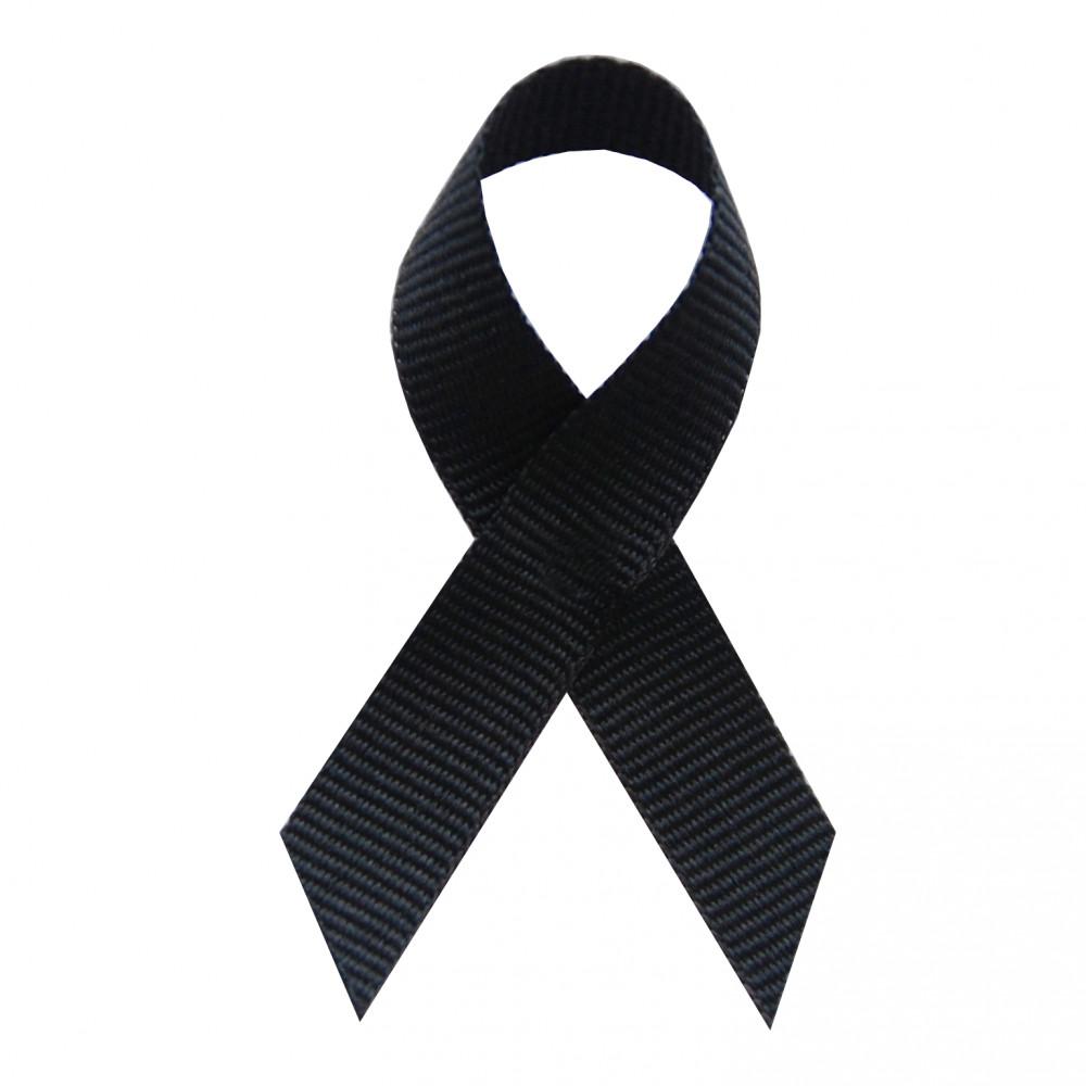 Black Grosgrain Awareness Ribbons