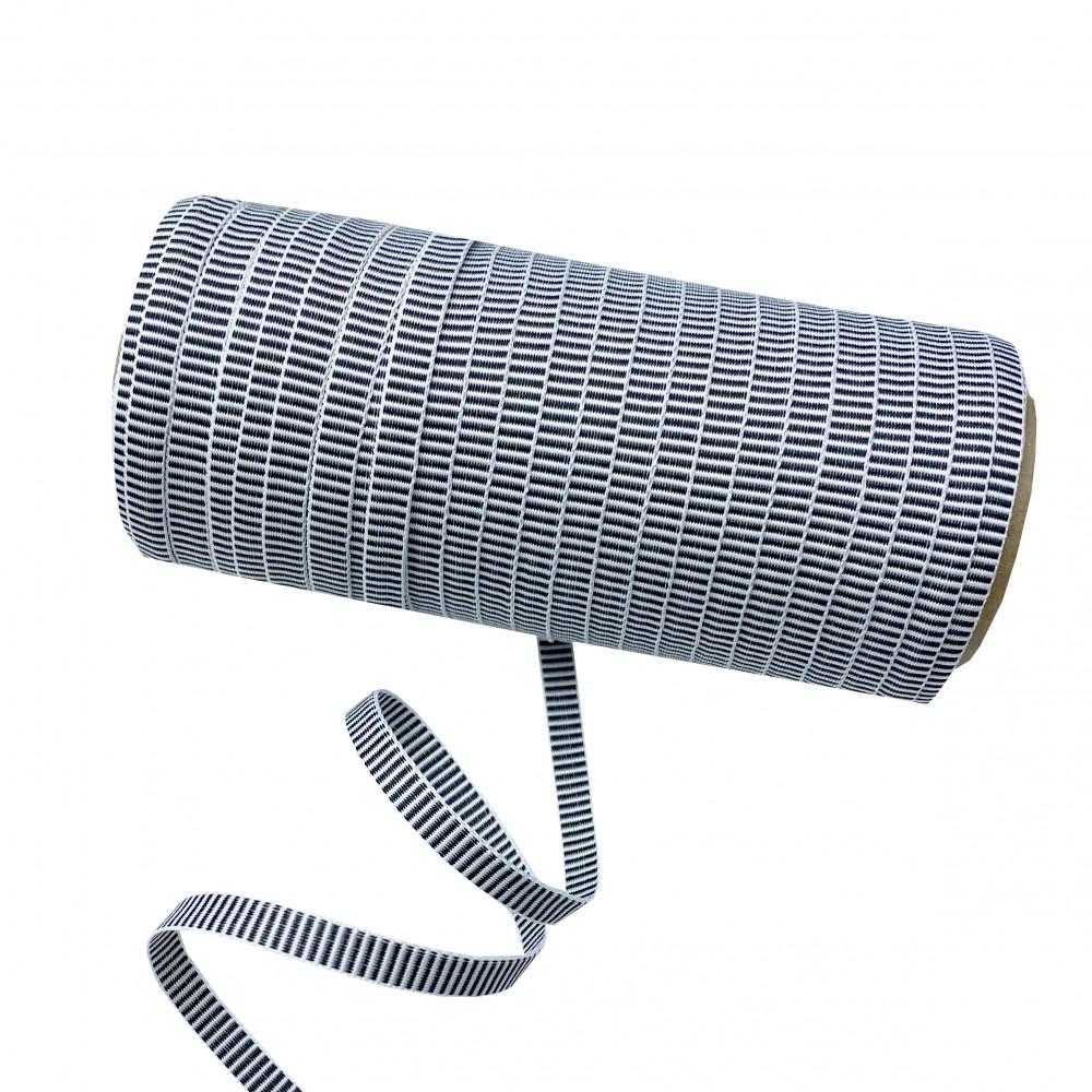 Black & White Peppermint Stripe