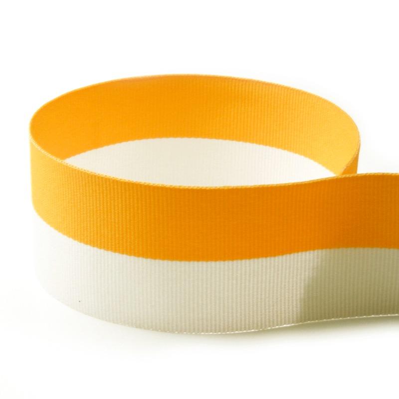 Gold/White Bi-Stripe