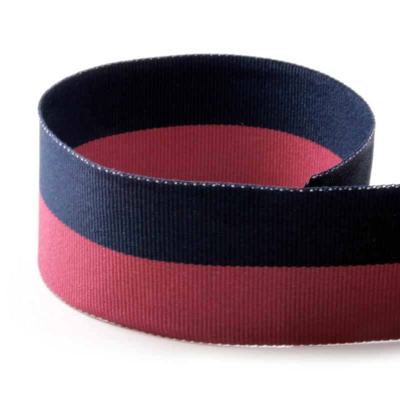 Navy/Wine Bi-Stripe