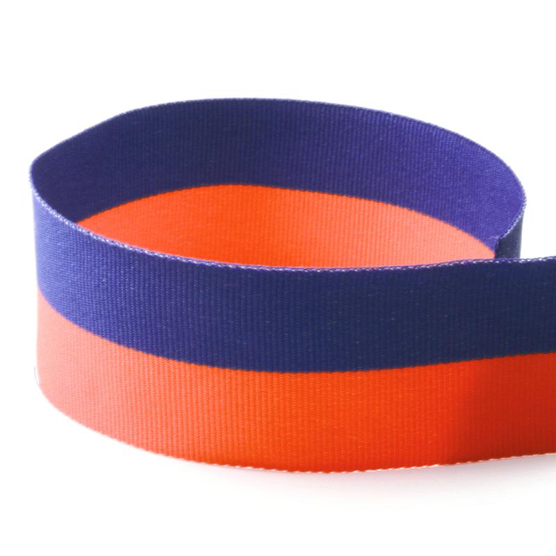 Royal/Orange Bi-Stripe