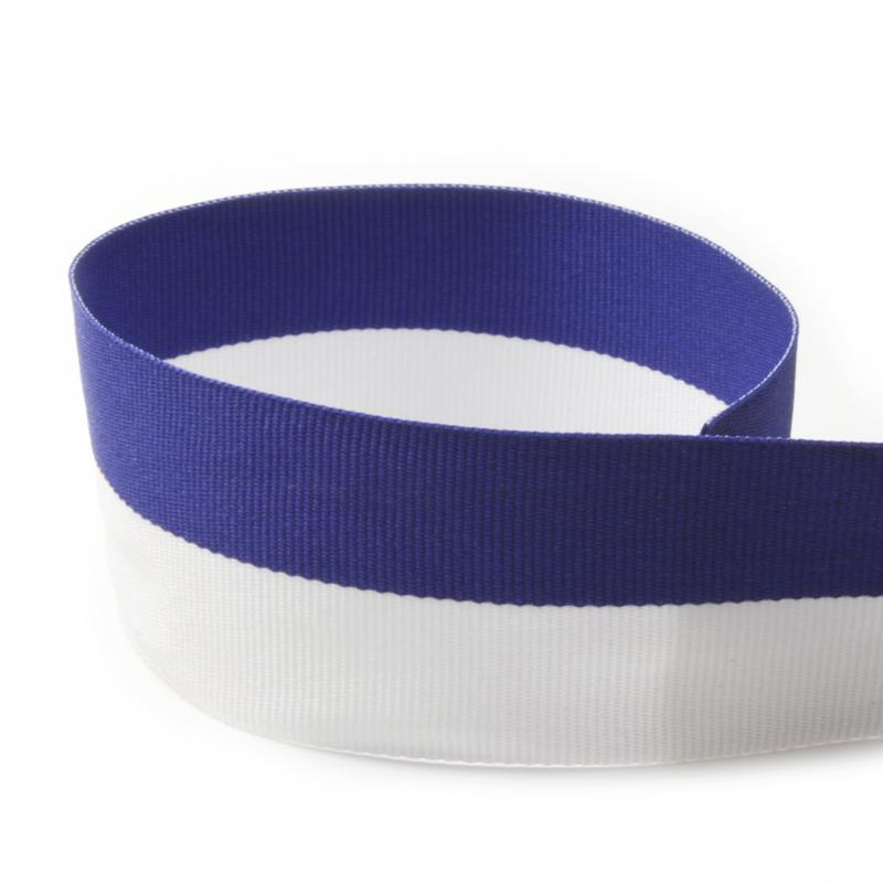 Royal/White Bi-Stripe