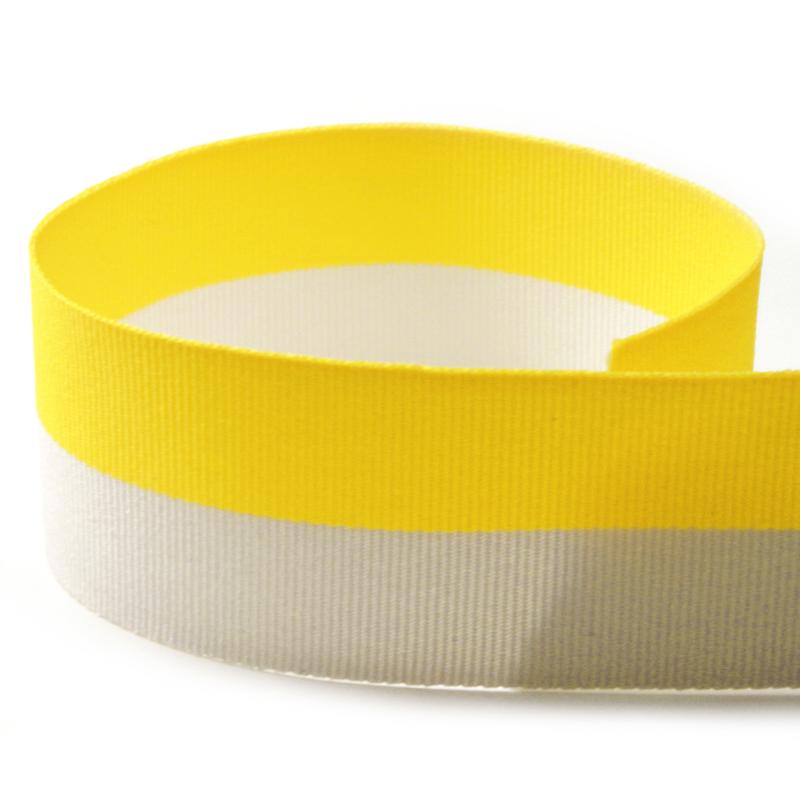 Yellow/White Bi-Stripe