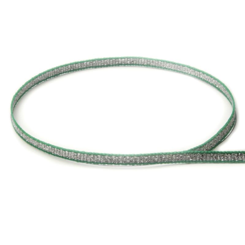 #4-1005 Emerald & Silver Tinsel
