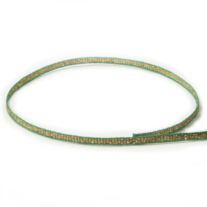 #4-1014 Emerald & Gold Tinsel