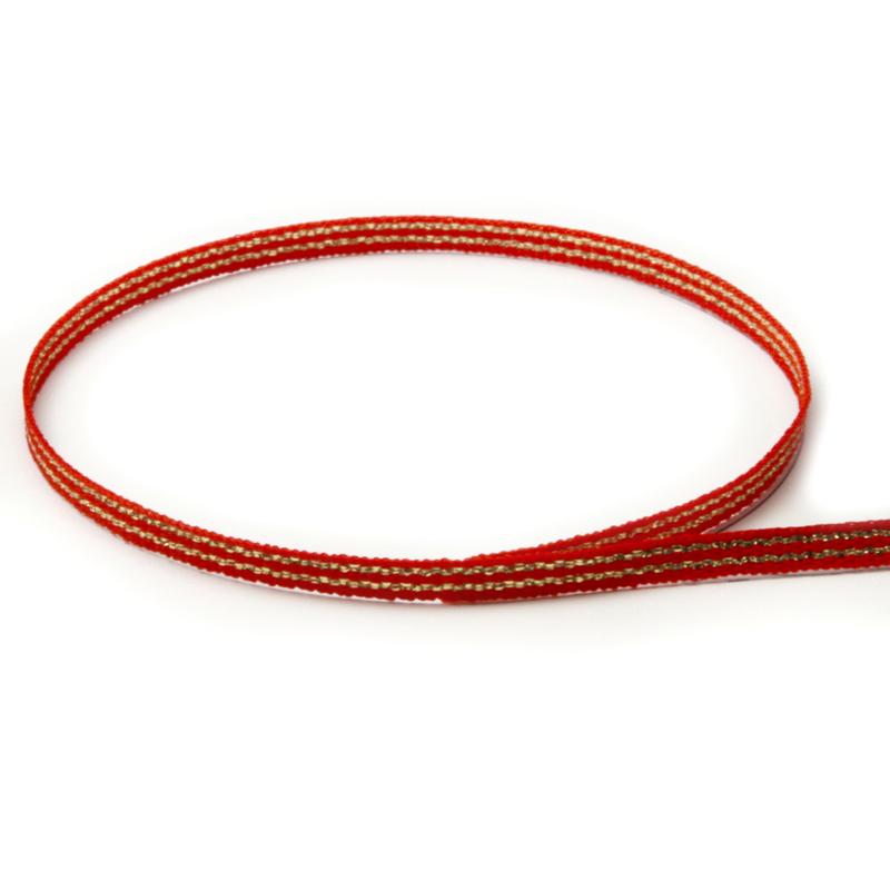 #407 Red & Gold Tinsel