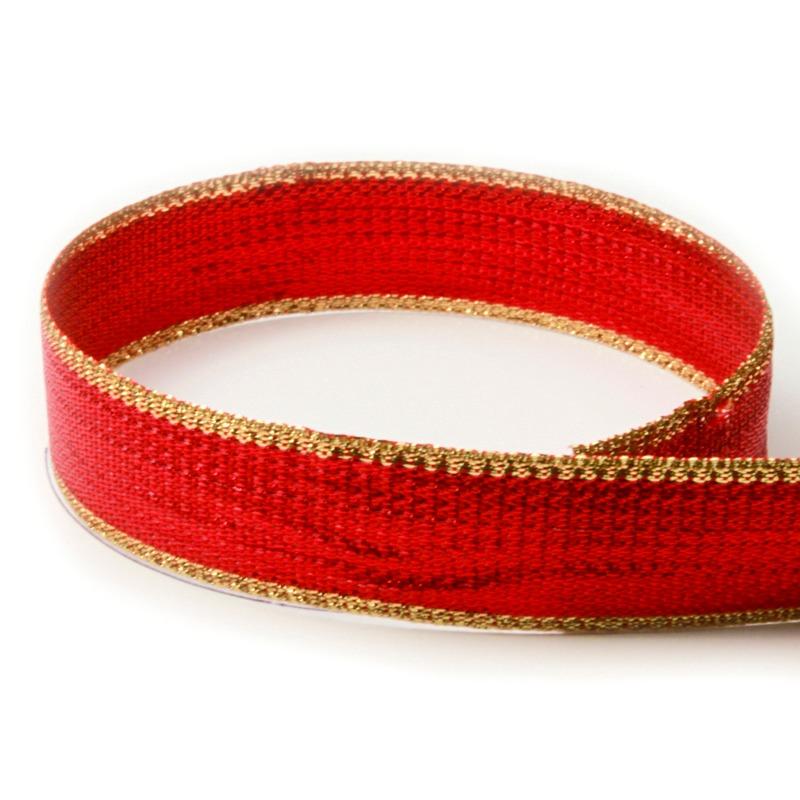 #527 Red & Gold Tinsel