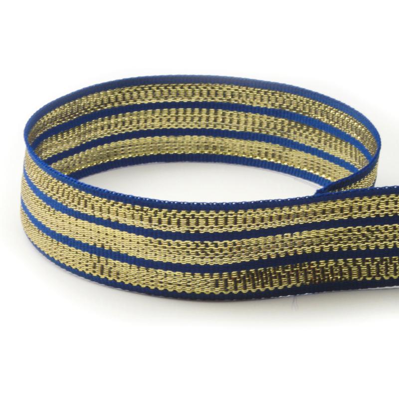 #563 Royal & Gold Tri-Stripe
