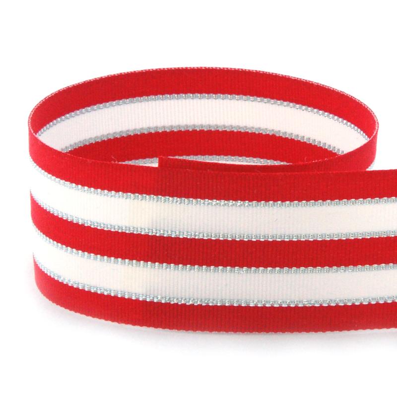 #402 Red, White & Silver Holiday (SECONDS)