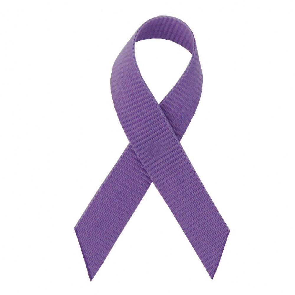 Lavender Grosgrain Awareness Ribbons