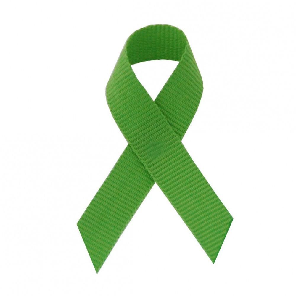 Lime Grosgrain Awareness Ribbons