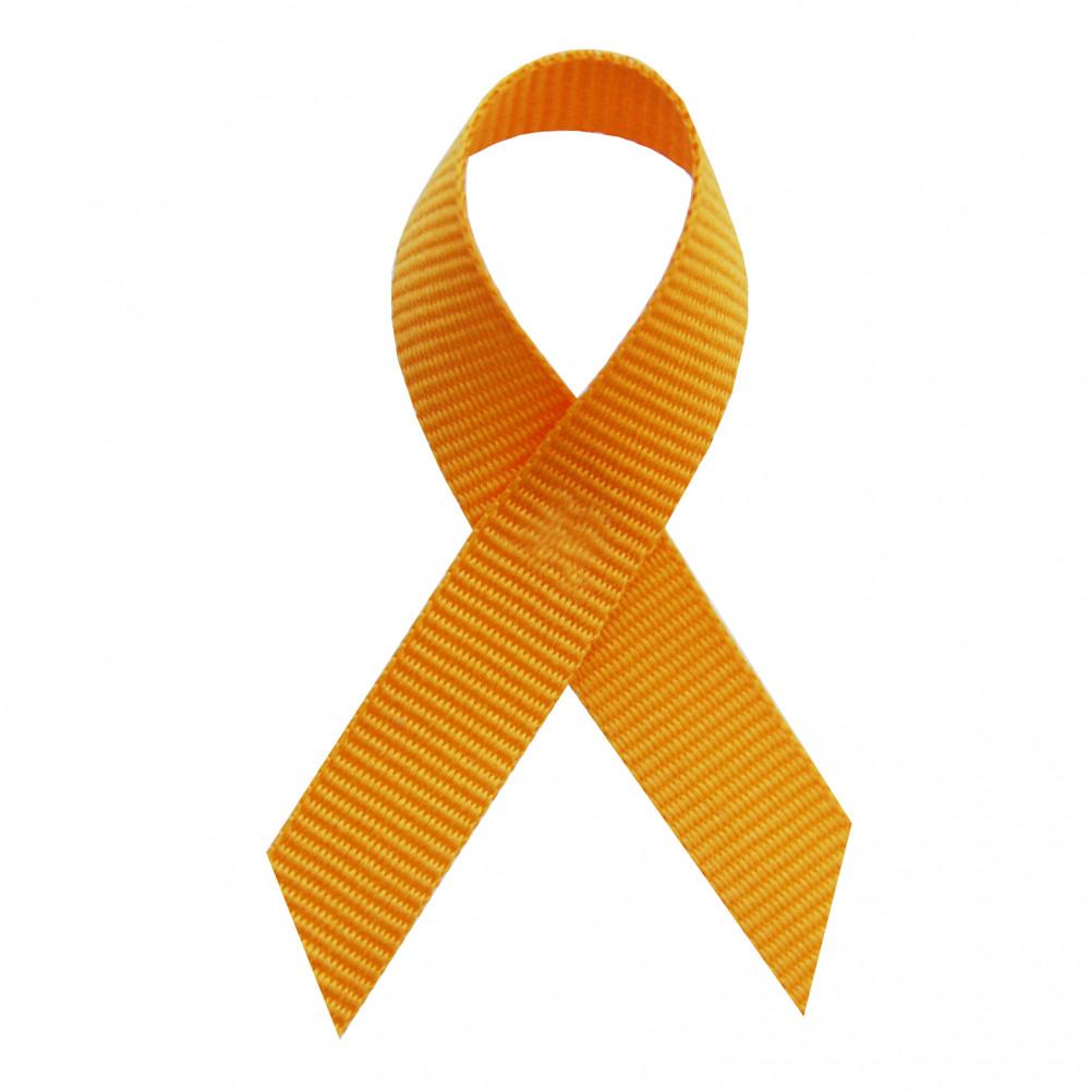 Marigold Grosgrain Awareness Ribbons
