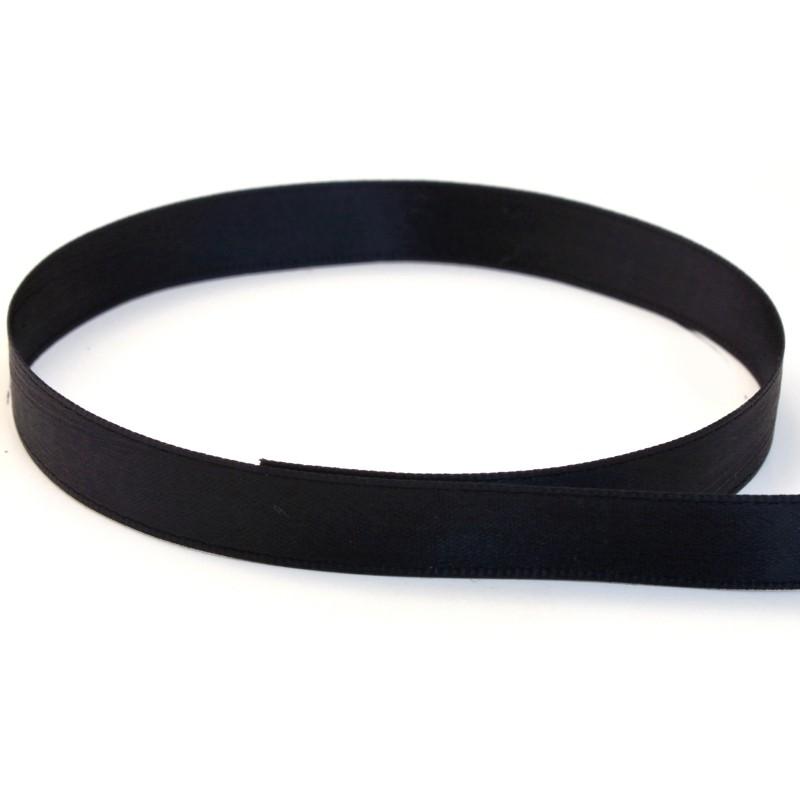 Double Face Satin  Black