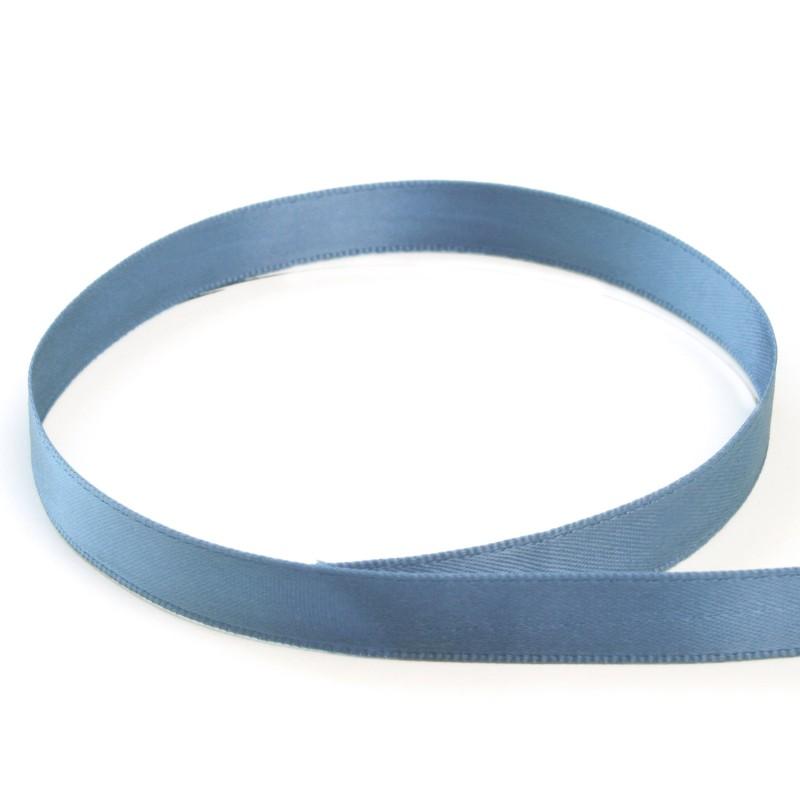 Double Face Satin  Country Blue