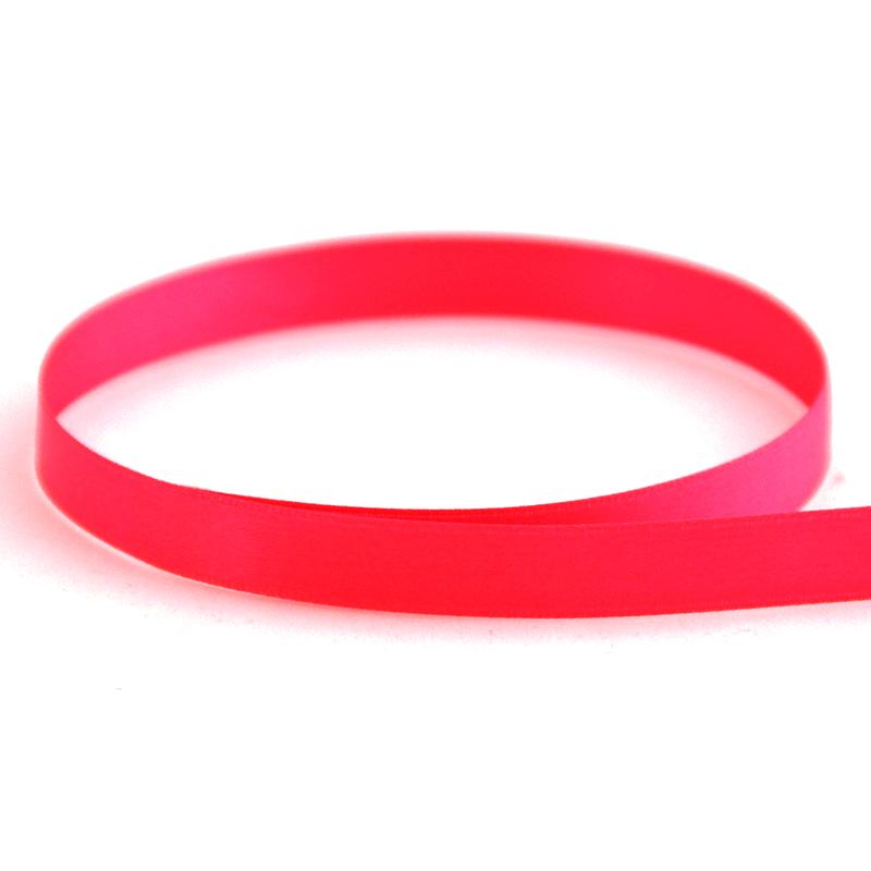 Double Face Satin  Neon Pink