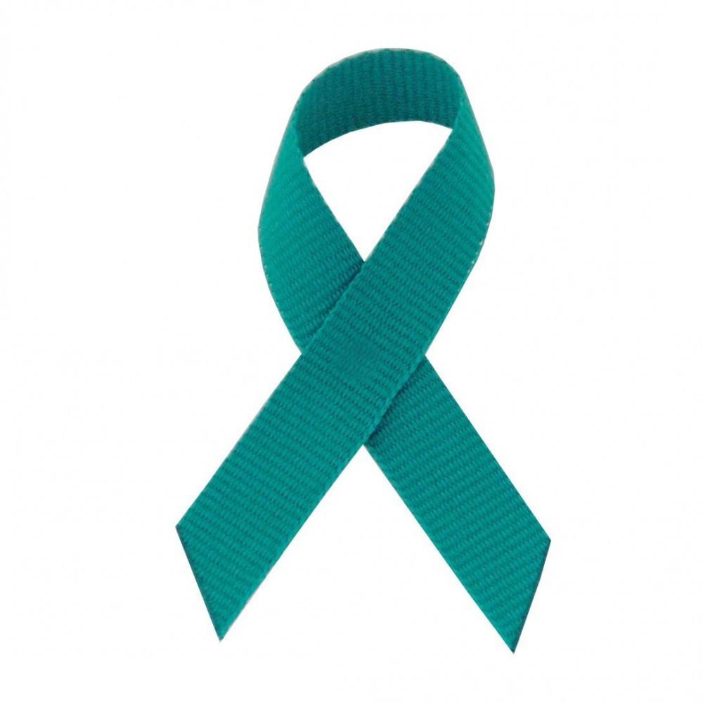 Teal Grosgrain Awareness Ribbons